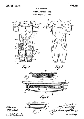 Football Pad patent