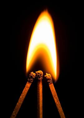 Match flame Fire