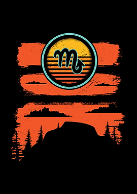 Scorpio Zodiac Sign Logo