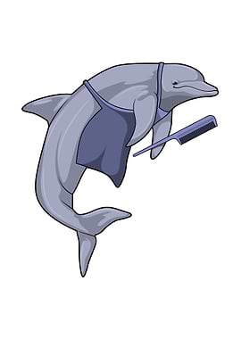 Dolphin Hairdresser Comb