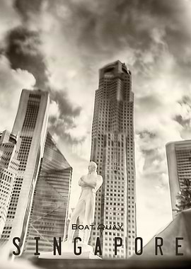 Singapore Raffles Statue