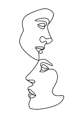 Couples Minimalistic line