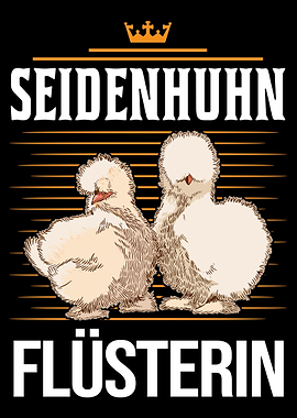 Seidenhuhn Flsterin Seide