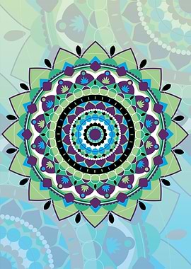 Mandala green