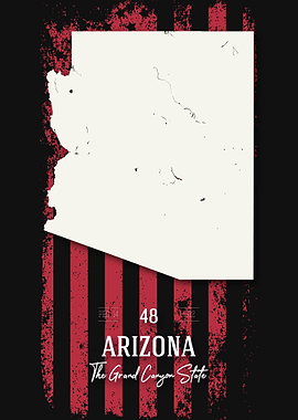 Arizona State Map USA