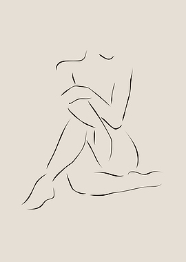 Naked woman bedroom decor