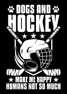 Ice Hockey Dog Lover