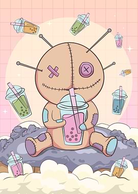 Voodoo Doll Boba Milk Tea