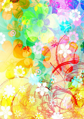 Vintage floral pattern