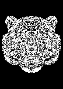 Black and White Tiger