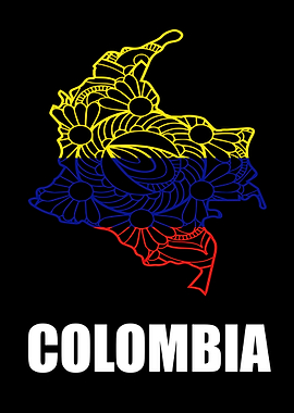 Colombia Mandala Map