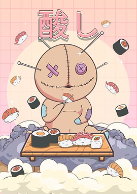 Kawaii Voodoo Doll Sushi