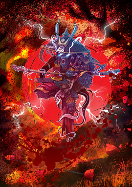 Ninja animal on battle