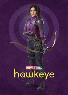 Kate Bishop with logo