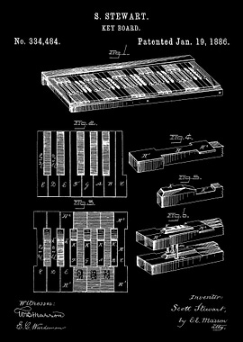 Piano Keyboard Blueprint