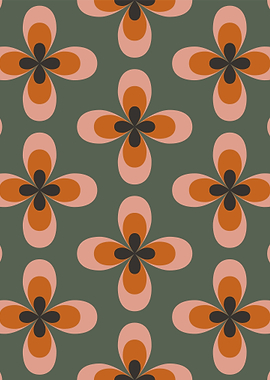 Neat Retro Floral 10