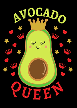 Avocado Queen Cute