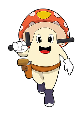 Mushroom Police Baton