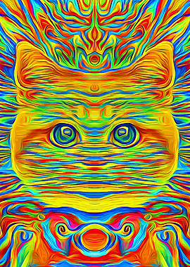 Psychedelic Cat acidic