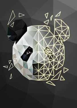 Geometric panda