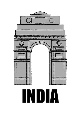 Famous Gate in New Delhi