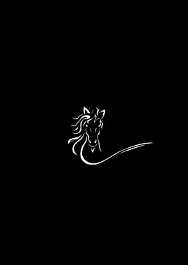 horse minimalist