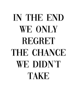 In the End Regret Chance