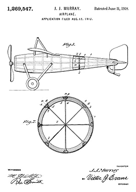 Airplane 1918 Blueprint