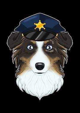 Police Australian Shepherd