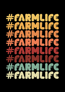 Farmlife is retro vintage