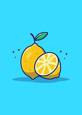 Lemon And Slices Of Lemon