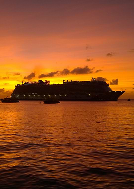 Sunset cruise in the bay