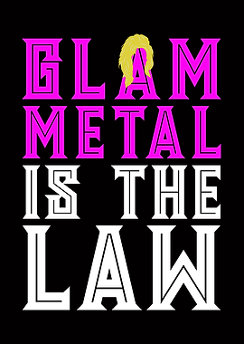 Wig GLAM METAL IS THE LAW