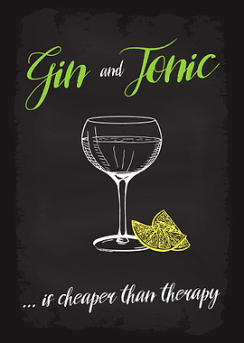 Gin Tonic Cheaper Therapy