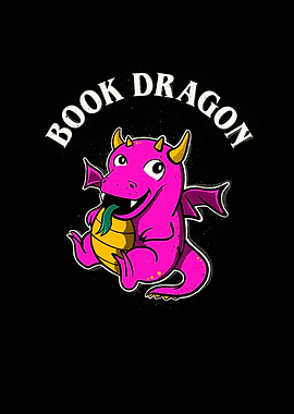 Book Dragon Funny Fantasy
