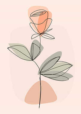 ScandinavianAbstract rose