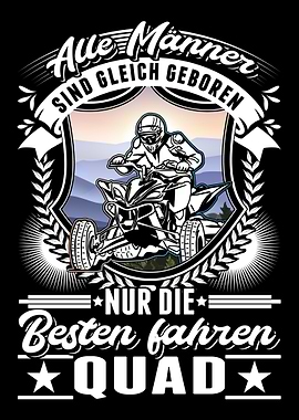 Quad Mann Quadfahrer Quad