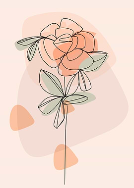 Scandinavian floral line