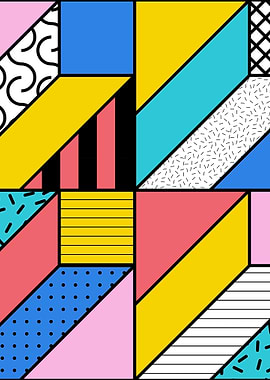 Memphis Futura Pattern 07