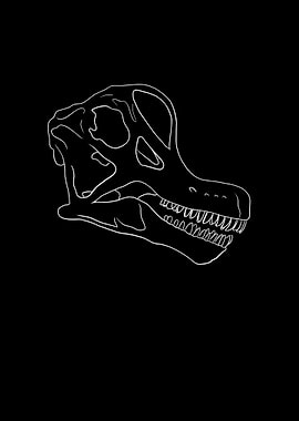 Dinosaurier Fossil Skelett