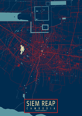 Siem Reap City Map Hope
