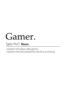 what is a gamer