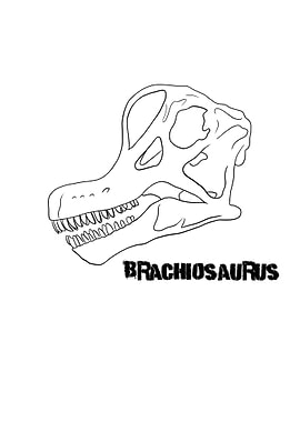 Dinosaurier Fossil Skelett