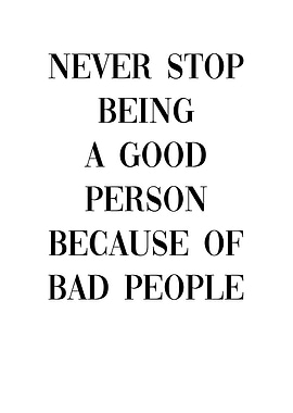 Being a Good Person