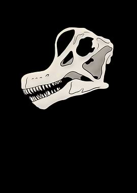 Dinosaurier Fossil Skelett