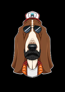 Truck Driver Basset Hound