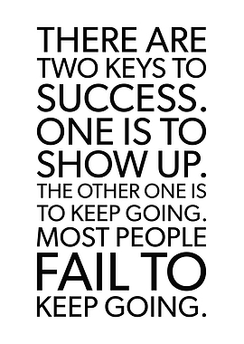 Two Keys To Success