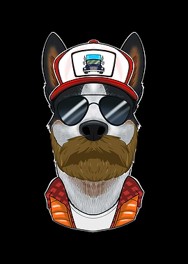 Truck Driver Blue Heeler