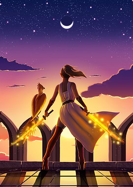 Freya Standing Guard