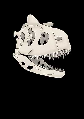 Dinosaurier Fossil Skelett